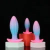 Mixed Color Pineapple Anal Plug Luminous Silicone Plug Liquid Silicone Dildo Anal Plug for Female