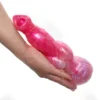 Pink Soft Color Sex Toys Silicone Monster Dildo With Artificia Dildo Animal Dildo for Women