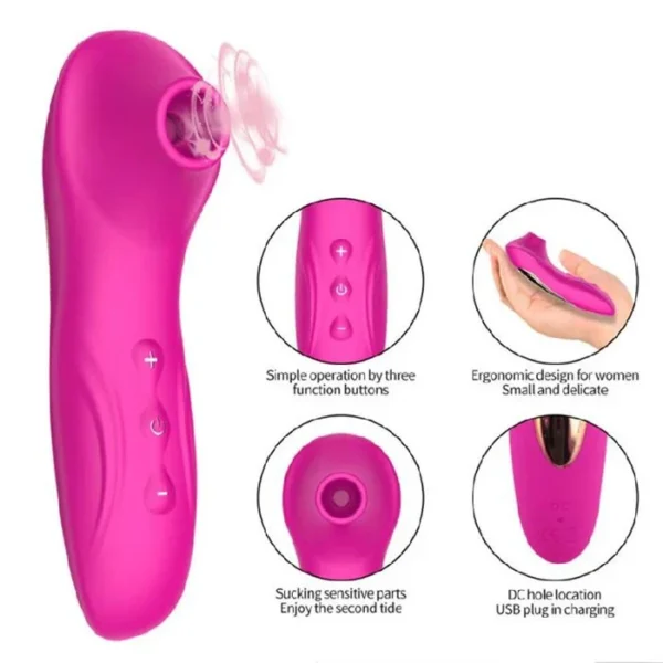 Female Clitoral Vibrator with Provocative Massage Function
