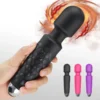 Female Masturbation 20 Modes Clitoris Stimulation Av Massager Wand Vibrator Sex Toys for Women