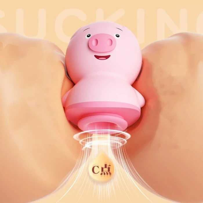 Mini Rose Vibrator for Women New Design 6 Frequency Sucking Licking Pig Vibrator Licking Tongue Sex Toys