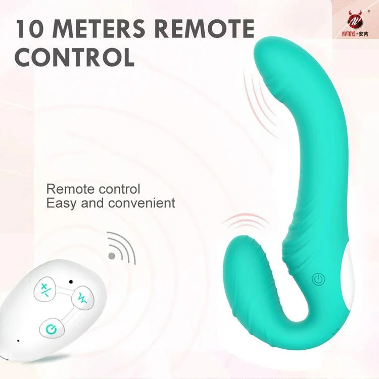 Double Headed G Spot Clitoral Vibrator Remote Controlled Wearable Lesbian Vibrator Adult Sex Toys for Women