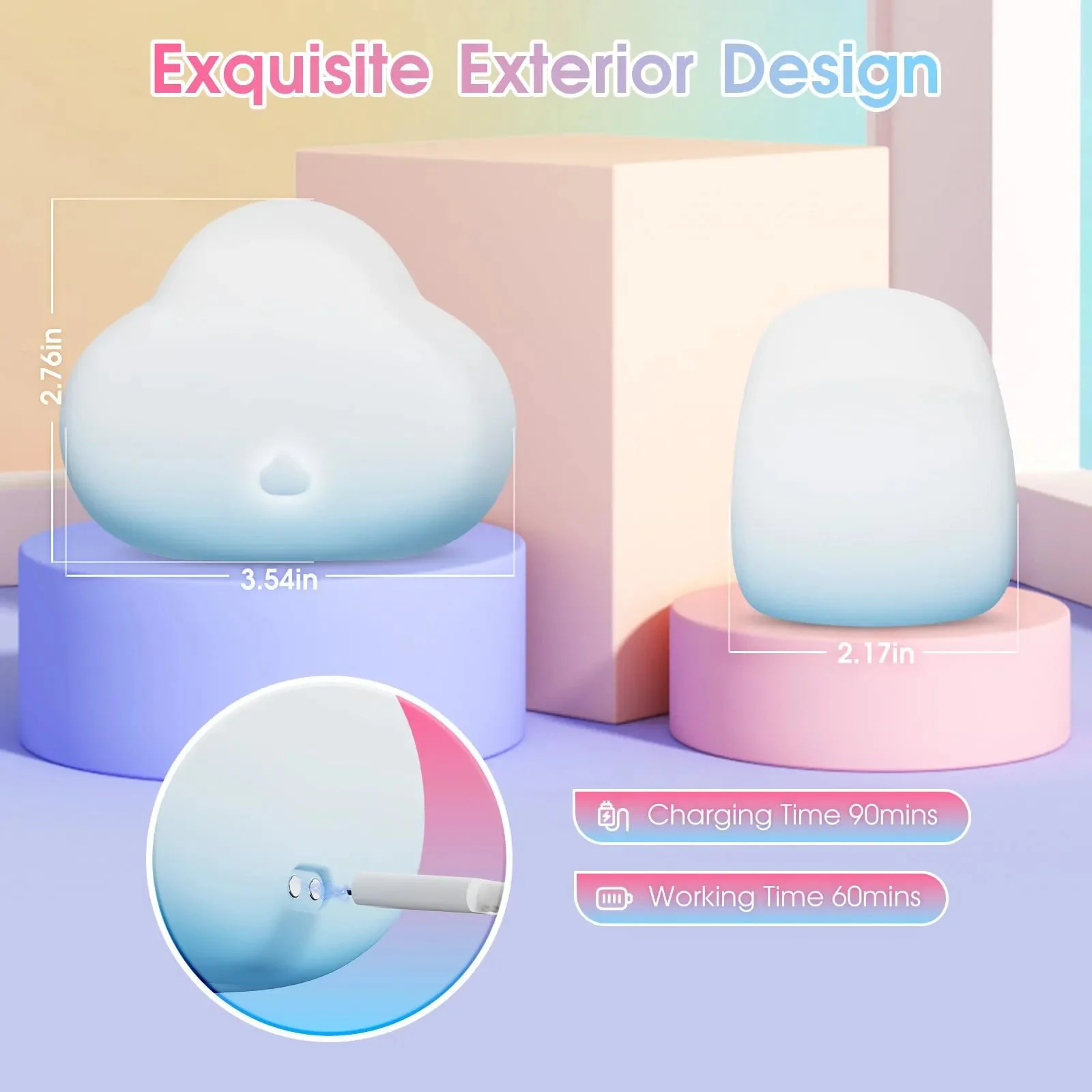 Air Pulse Mini Vibrator Female Masturbation Clitoral Stimulator Squeeze Activated Smart Massager Small G Spot Vibrator for Woman