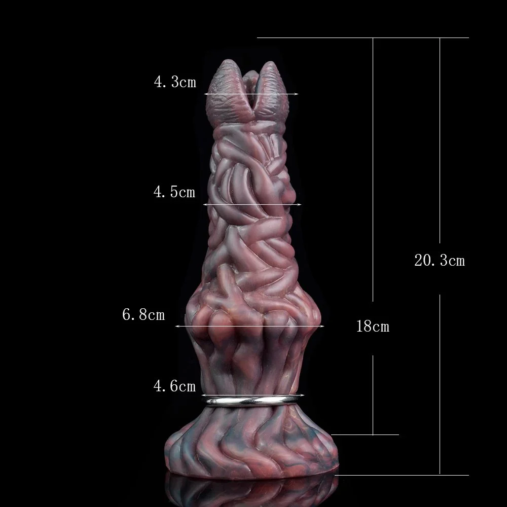 Silicone Knot Butt Plug Suction Cup Fantasy Sex Toys Not Ovipositor Color Dildos for Women