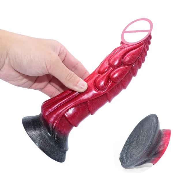 23 cm Fantasy Monster Silicon Dildos Sex Toy Realistic Penis Dragon Scale Dildo