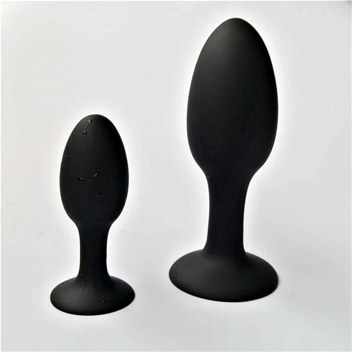 Large Anal Plug with Metal Steel Beads and Silicone Butt Plug for EDilatation and Xpand Anus Backyard Sex Products