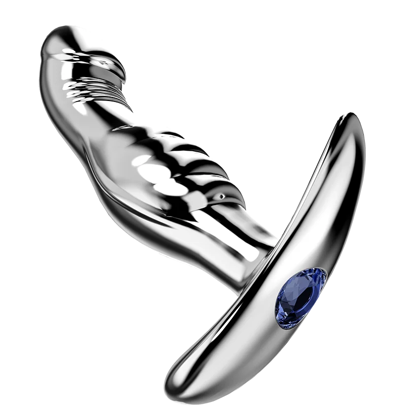 Stainless Steel Anal Plug for Women & Men-Durable Easy to Clean Prostate Massage Butt Plug