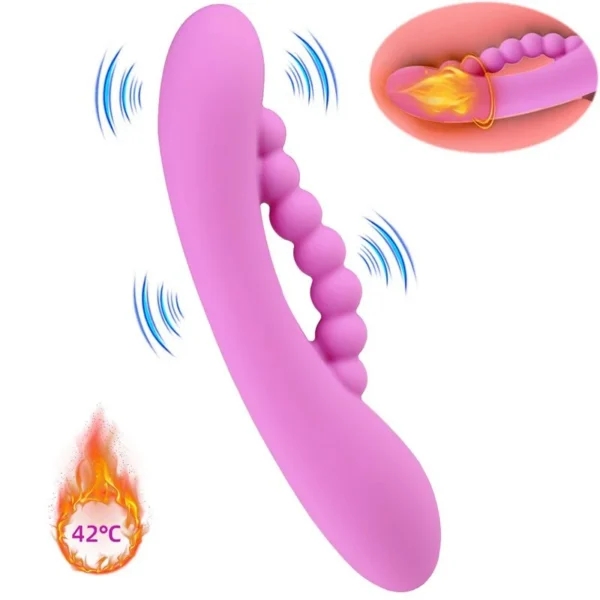 Silicone G-Spot Vibrator Sex Toy Vibrators for Women, Heating Licking Vibrator,anal Plug Vibrator for Men, Female Vibrators