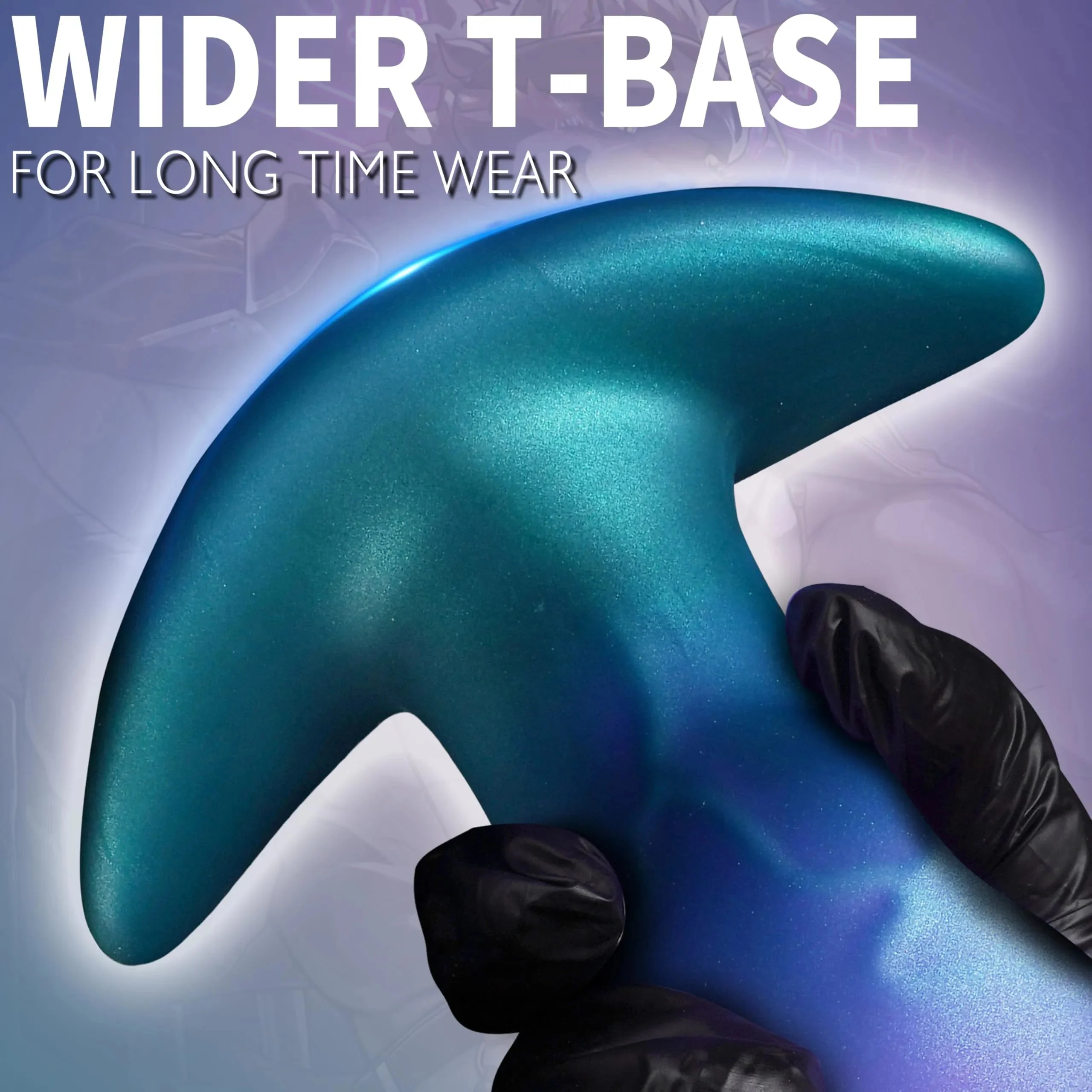 Super Large Waterproof Knot Butt Plug Anal Dilator for Advanced Users T-Base Wearable Dildo for Men and Women
