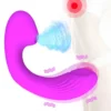 Gelance Dropshipping Adult Sex Toy for Women Silicone G-Spot Vibrator Clitoral Sucking Feature USB Power Supply Adult Sex