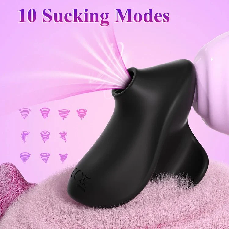 Female Masturbation Finger Sucking Vibrator Clitoral Stimulation Nipple Massager