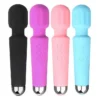 Powerful 20 Frequency USB Rechargeable Wand Massage Vibrator Women's Vaginal Sex Toys
