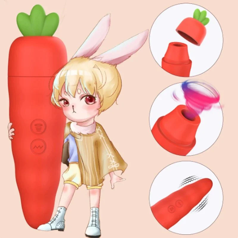 Lovely Animal Sucking and Licking Woman Vibrator Sex Toy Soft Silicone Waterproof with Magnetic Charging Designed for Women