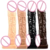 37cm 14.56inch Body Safe Real Penis Realistic Dildo Sex Toys for Women Adult Product Big Dildos for Female