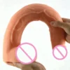15.5 Inch PVC Material Realistic Dildo Sex Toys Super Long Penis Huge Hard PVC Dildo Suction Cup for Women Gay Men
