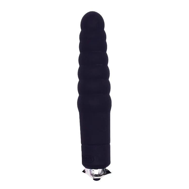 17cm Huge Butt Plug Pleasure Toys for Women Ribbed Silicone Anal Plug Butt 6.69 Inch Rechargeable Vibrating Long Dildo Anal