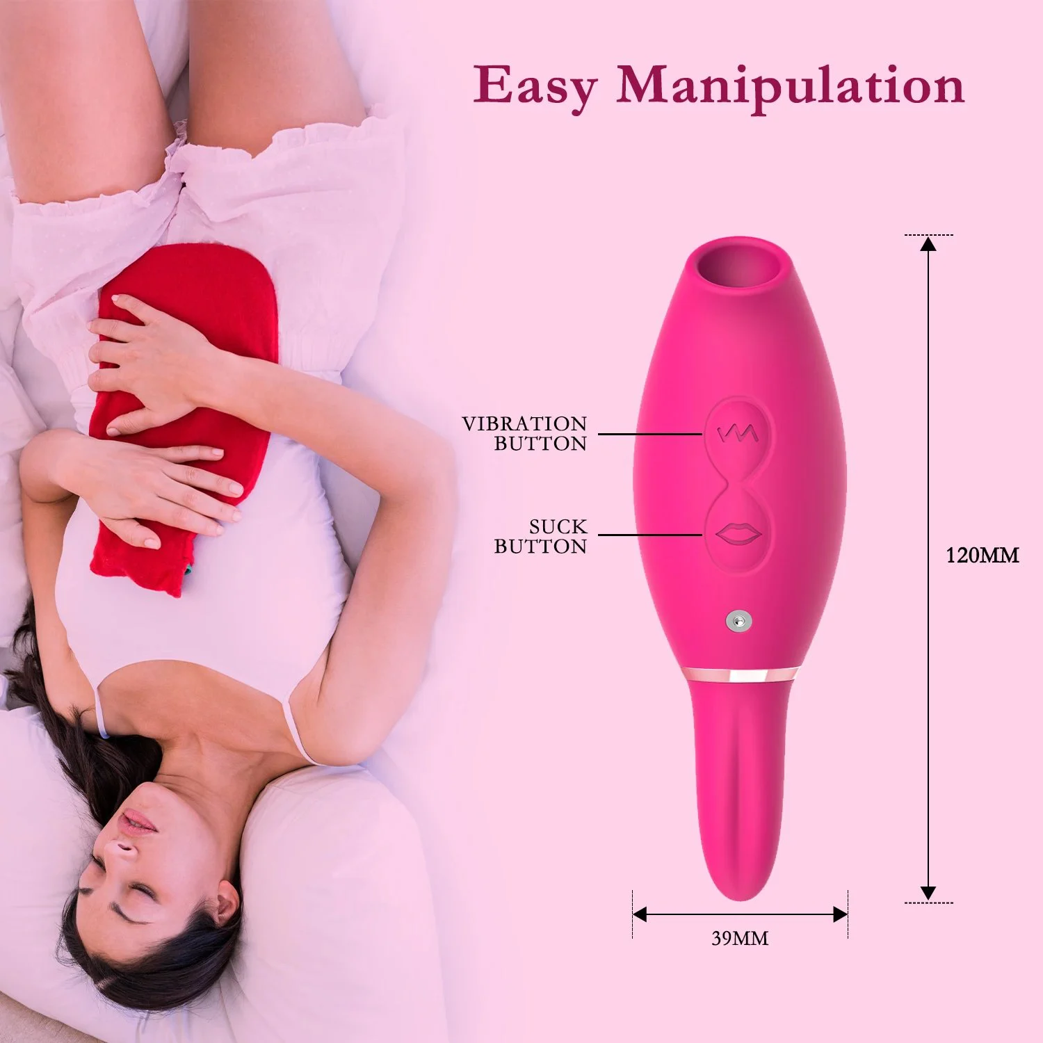 Female Soft Silicone Magnetic Rechargeable Sex Clitoral Sucking Vibrator Vaginal Stimulator Sex Toys