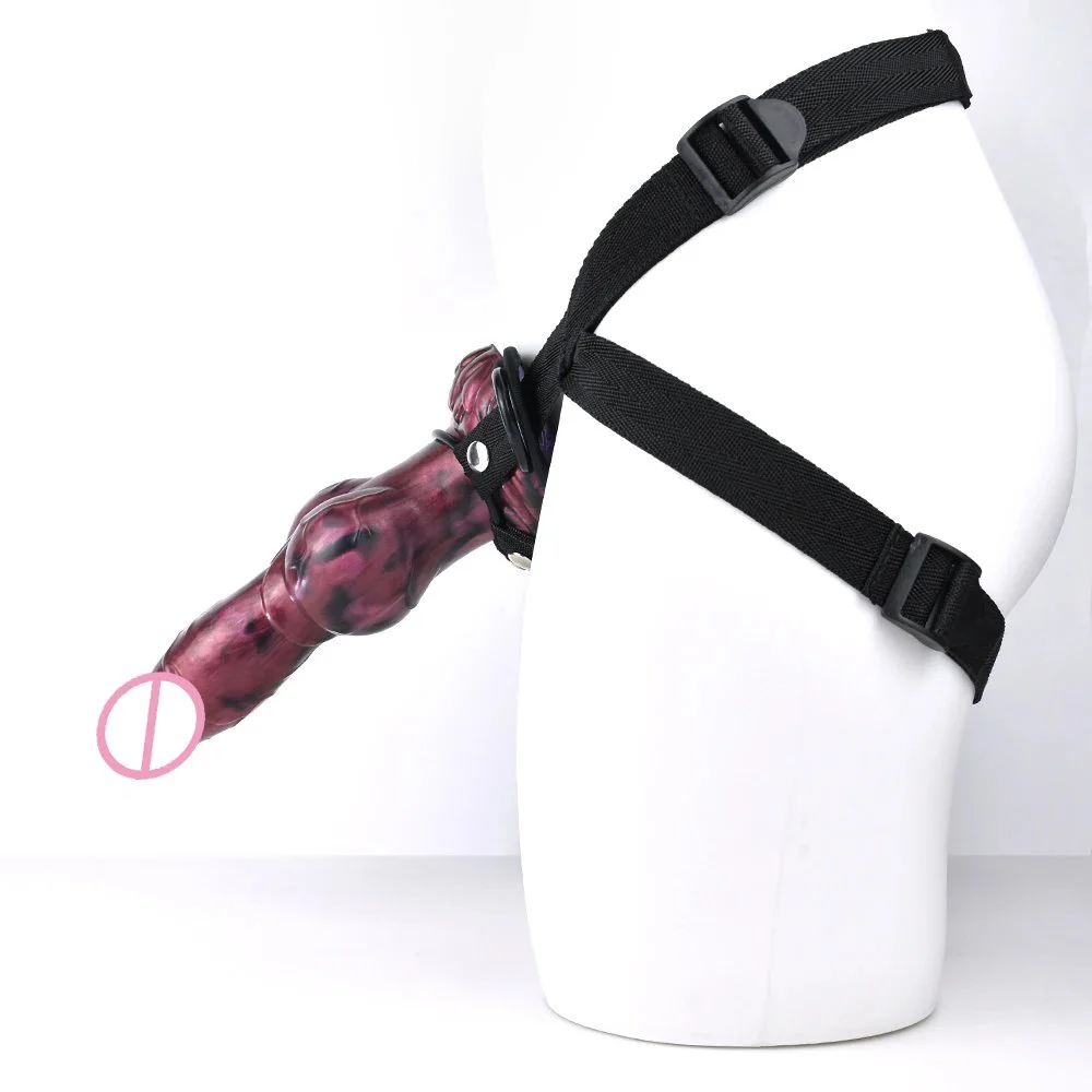 19cm Wearing Silicone Penis for Women Lesbian Sex Toy Realistic Dildo with Belt Strap on Dildo Sex Toy for Male