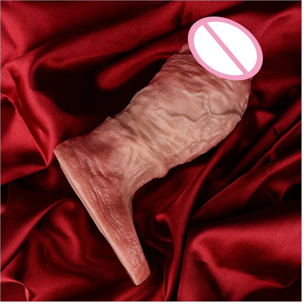 Realistic 4Sizes Adult Sex Toys Skin Color Experience Silicone Penis Sleeve for Men Adult Sex Toys