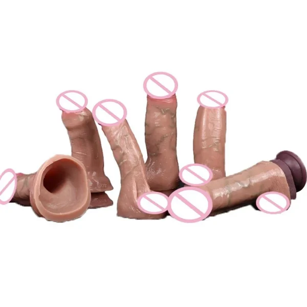 Silicone Male Realistic Penis Sleeve Extender Cock Sleeve Enlargement Delay Ejaculation Cock Ring Sex Toy for Men