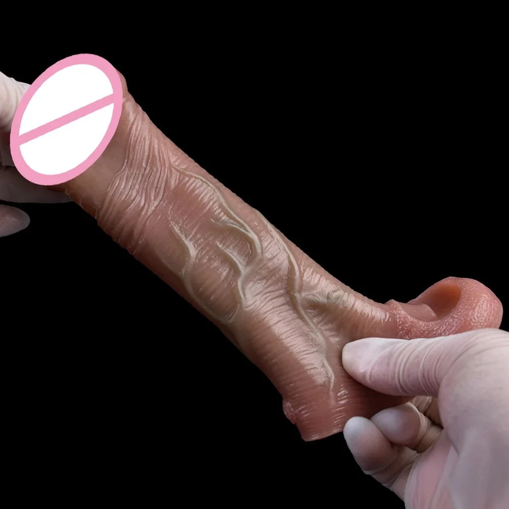 Strap on Dildo Wearable Hollow Penis Pants Sex Toys for Couple Woman Gay for Man Enlarged Sleeve Lesbian Strapon Dildo