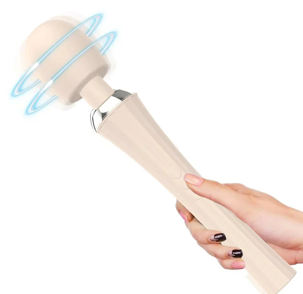 High-Power Adult Sex Toys for Women & Couples Quiet & Waterproof Clitoral Stimulation Wand Massager G-Spot Vibrator
