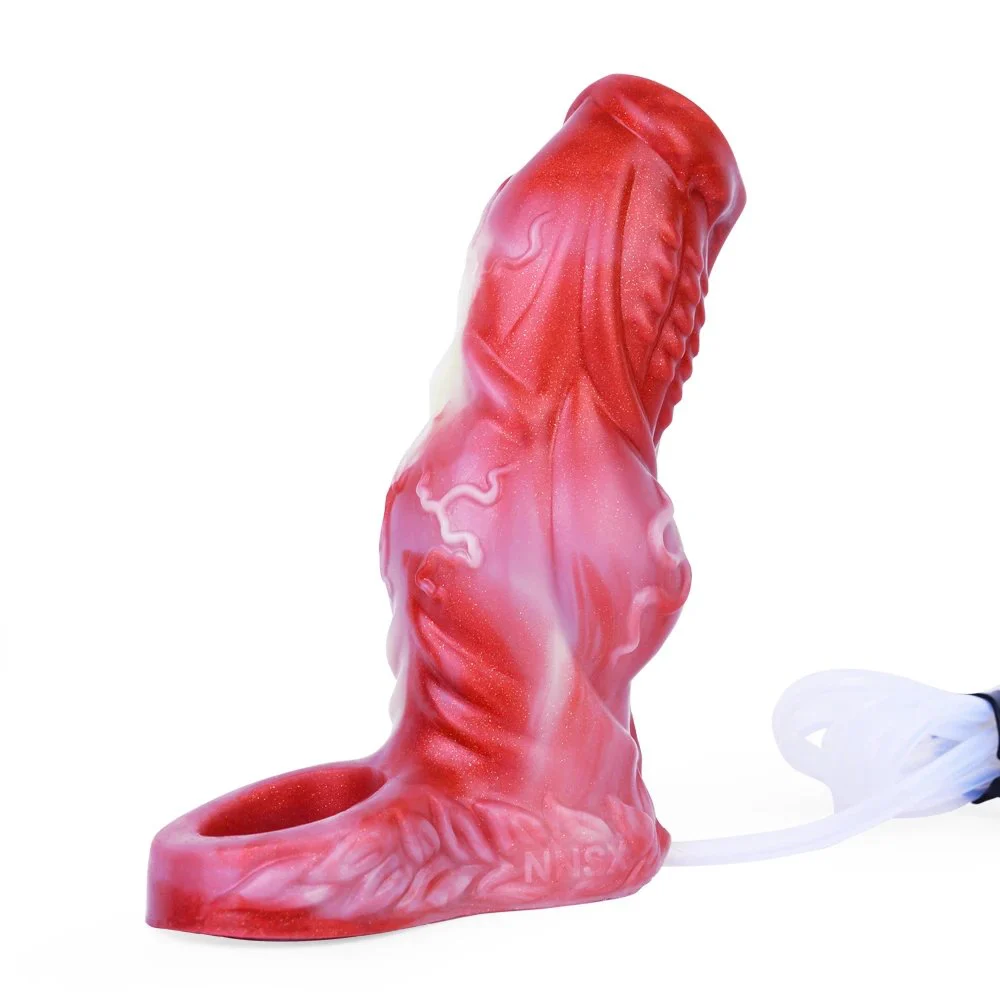 Silicone Squirting Penis Sleeves Sex Toy for Men