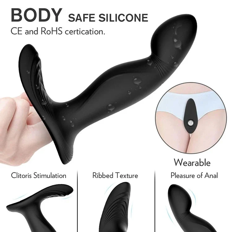 Prostate Massager Plug Vibrator Men Anus Climax Butt Anal Plugs Sex Toy for Man Masturbator