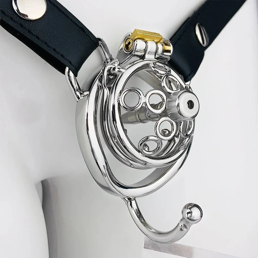 304 Stainless Steel Lock Penis Sex Toy Male Chastity Devices for Couples