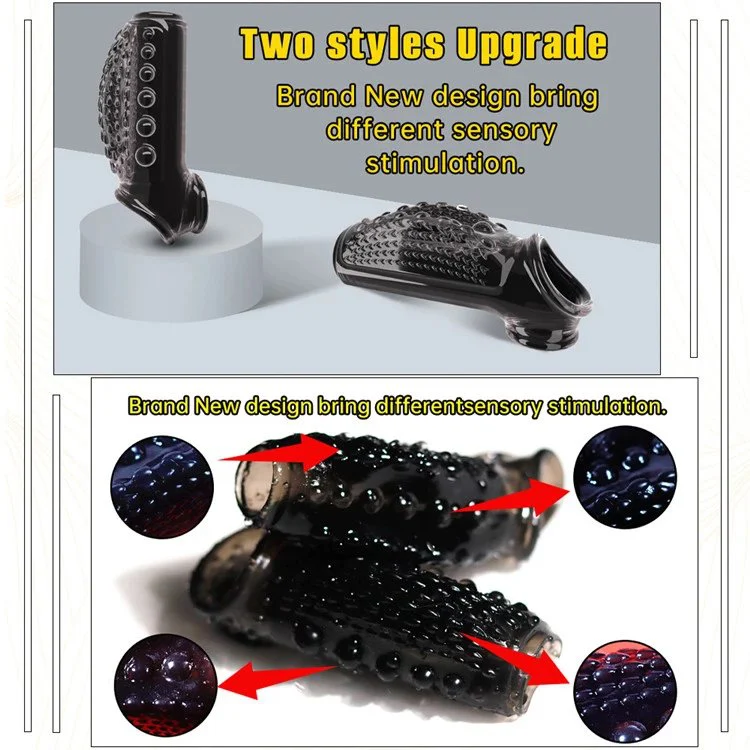 Soft and Enlarged Penis Sleeves for Men Reusable Condoms