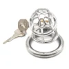 10 Permanent Chastity Cage Penis Cage Cock Sex Toys Metal Chastity Cage for Man