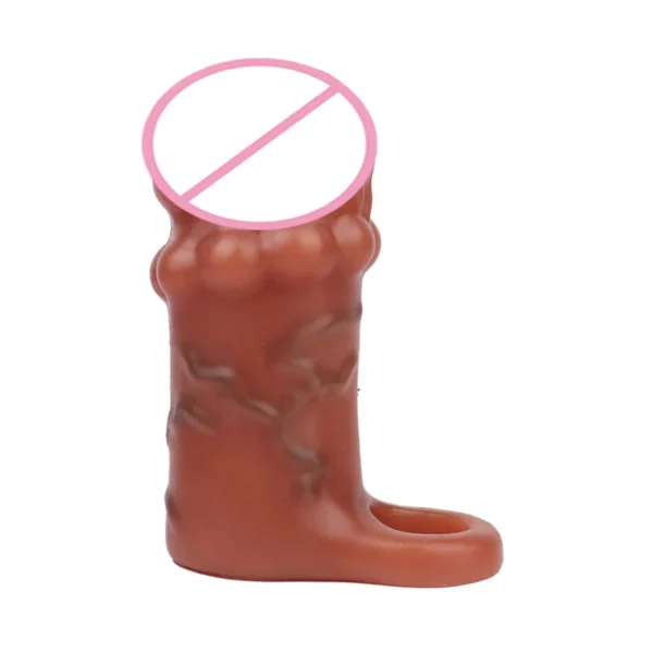 Silicone Safety Soft Sex Toy Penis Sleeve Penis Extension Cock Sleeves Enlargement Penis Enlarger for Man