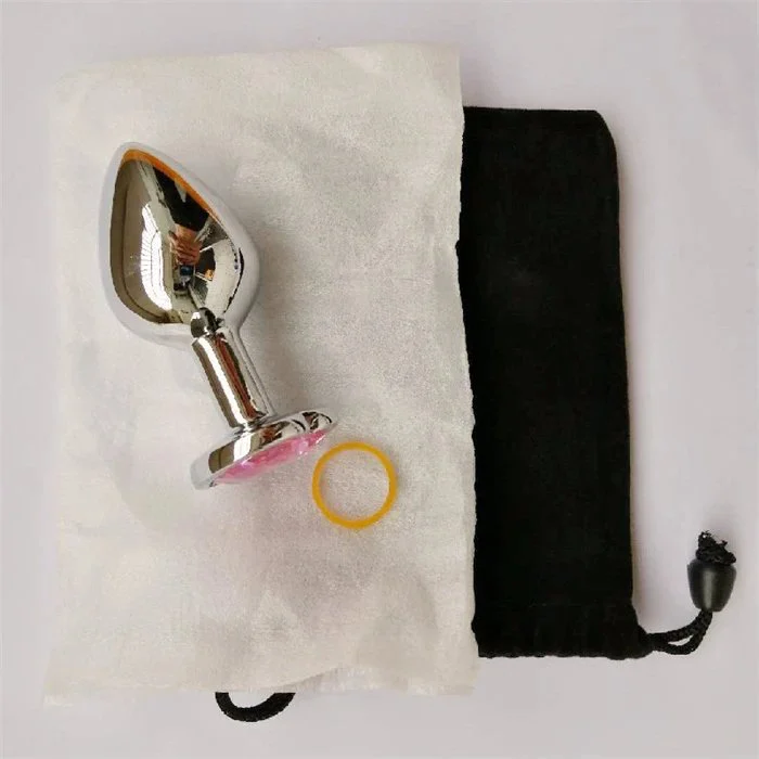 Crystal Jewelry Butt Plug for Male Prostate Massage Metal Anal Sex Game Adult Sex Toys Anal Beads at Sex Shop
