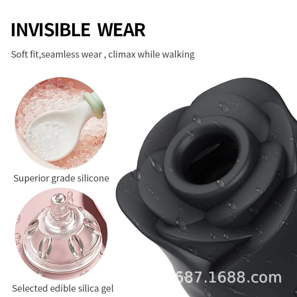 New Rose Shape Vibrator Sex Toys Nipple Sucker G-Spot Stimulate Oral Licking Powerful Pussy Female Masturbator