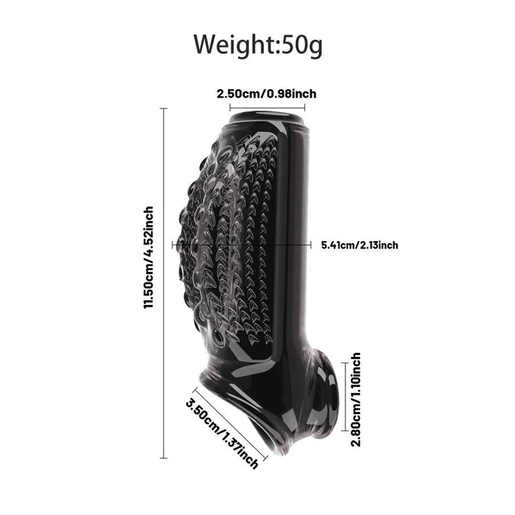 Soft and Enlarged Penis Sleeves for Men Reusable Condoms