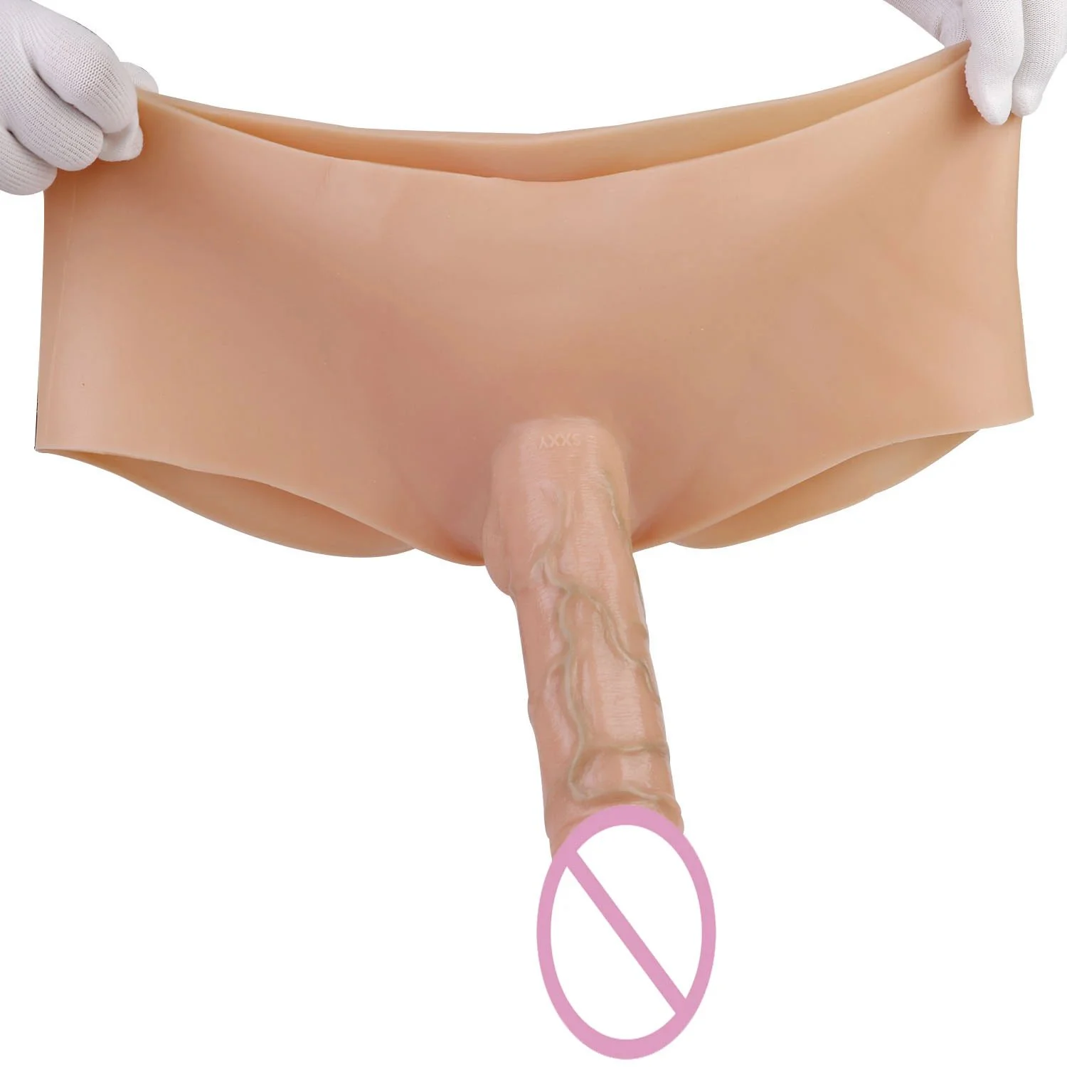 Soft Silicone Pants Female Lala Solid Wearable Penis Lifelike Sex Toys