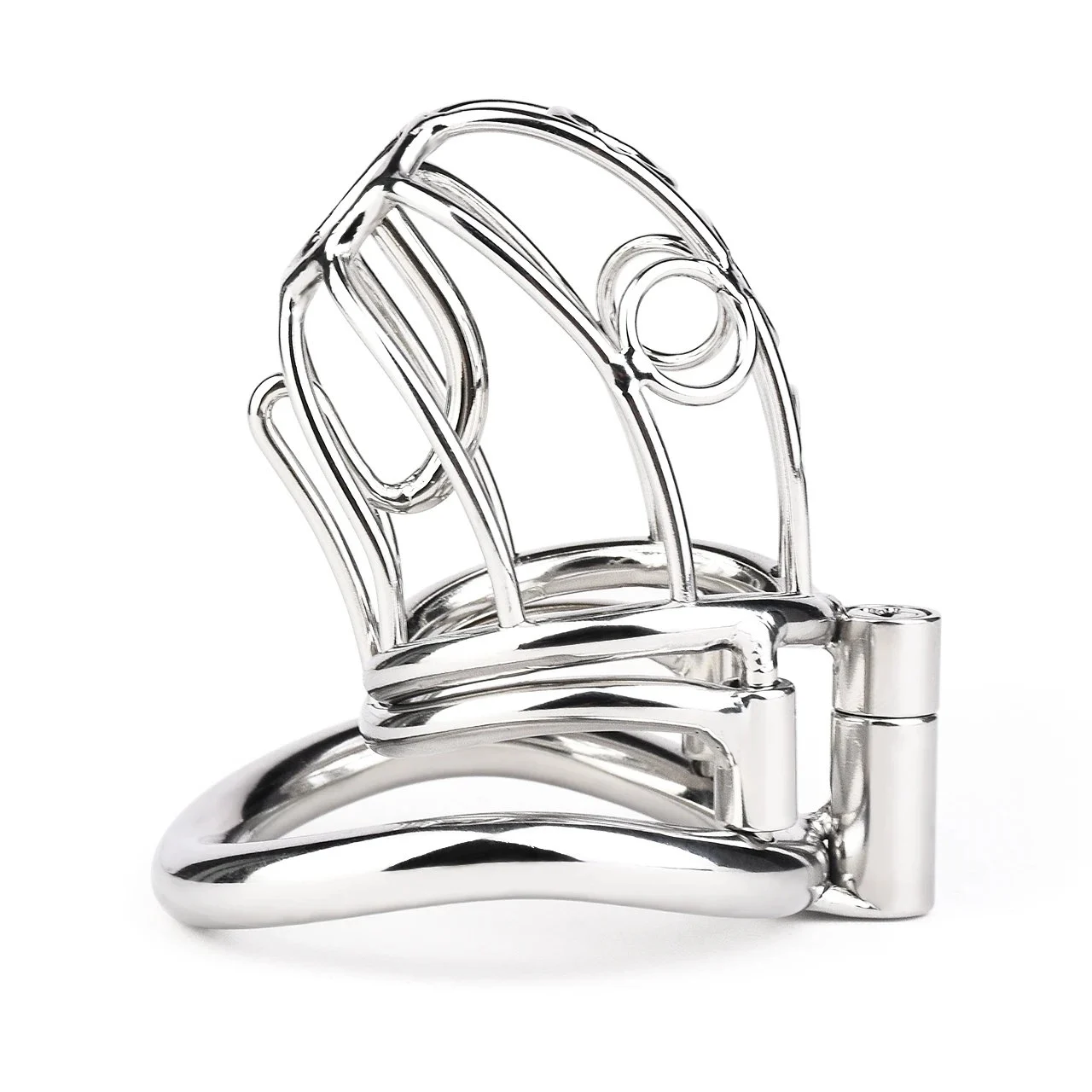 304 Stainless Steel Chastity Device Male Cock Cages Penis Lock Chastity Cock Cage Ring Adult Bondage Sex Toy for Men