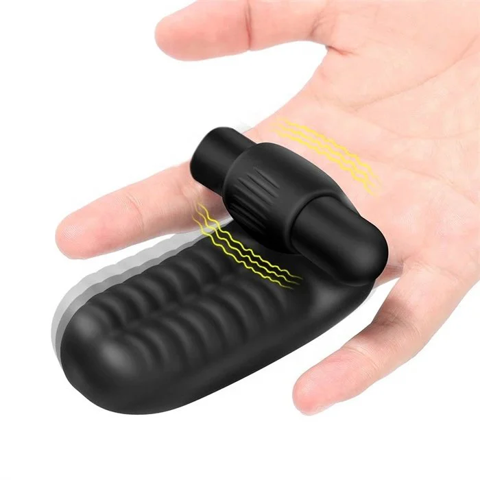 Mini Magic Finger Vibrator for Women 10-Speed USB-Powered G Spot Clit Massager Rose Dildo Adult Sex Toys