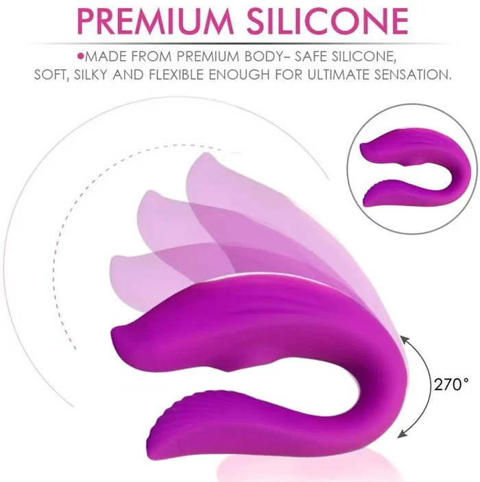 Mini Panty Vibrator for Women Remote Control USB Rechargeable IPx6 Waterproof 9 Frequencies Long Distance Wearable Vibrator