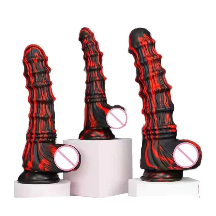 Bamboo Shoot Horse Animal Shaped Oversized Long Thick Simulation Big Dildo for Adult Masturbation 1