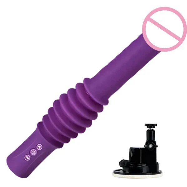 Powerful Adjustable Base Vibrating Auto Dildo Machine Hands-free Automatic Thrusting Sex Machine for Women Masturbation Sex Toys
