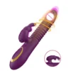 New Arrival 3 in 1 G Spot Clitoral Stimulator Heating Thrusting Rabbit Vibrator Sex Toys for Women