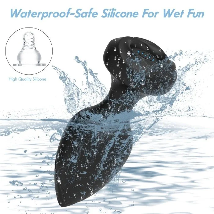 New Design Remote Control 10 Frequency Silicone Anal Plug Vibrator for Adult Men & Women Prostate Massage Sex Toys