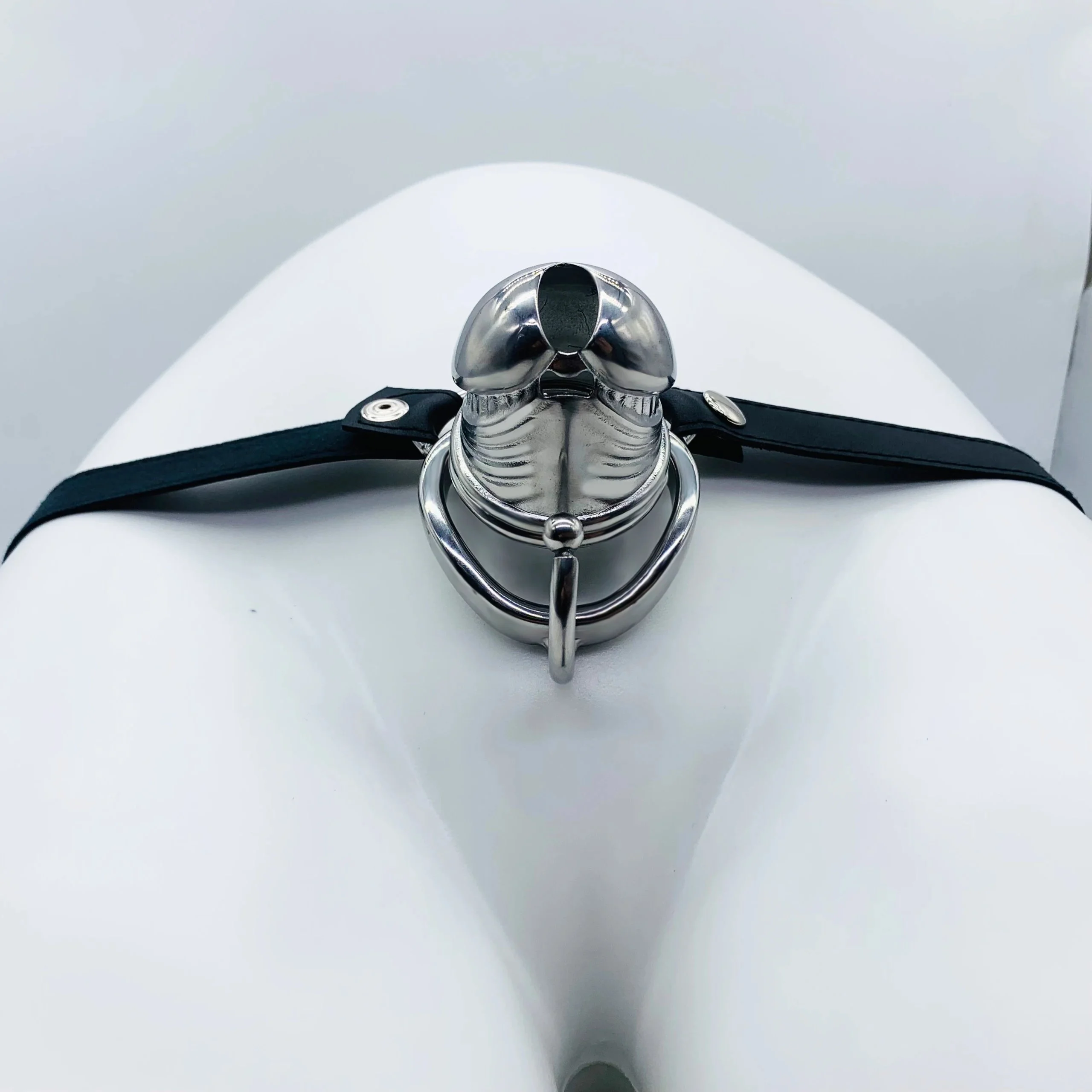 51 Strap on Chastity Device Male Chastity Steel Cage Chastity Device with Belt