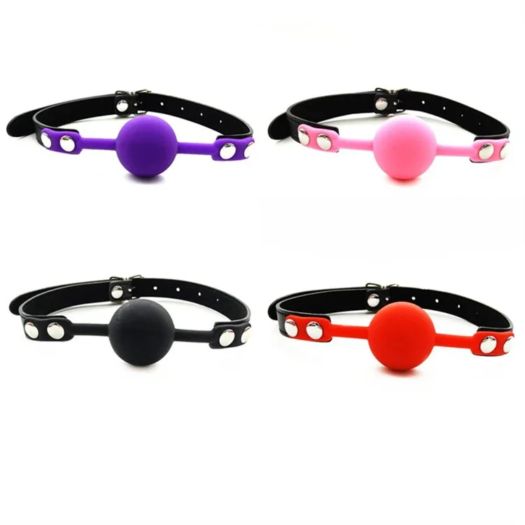 Bondage Toys SM Slave Adult Fetish Sexy Silicone Open Mouth Gag Ball