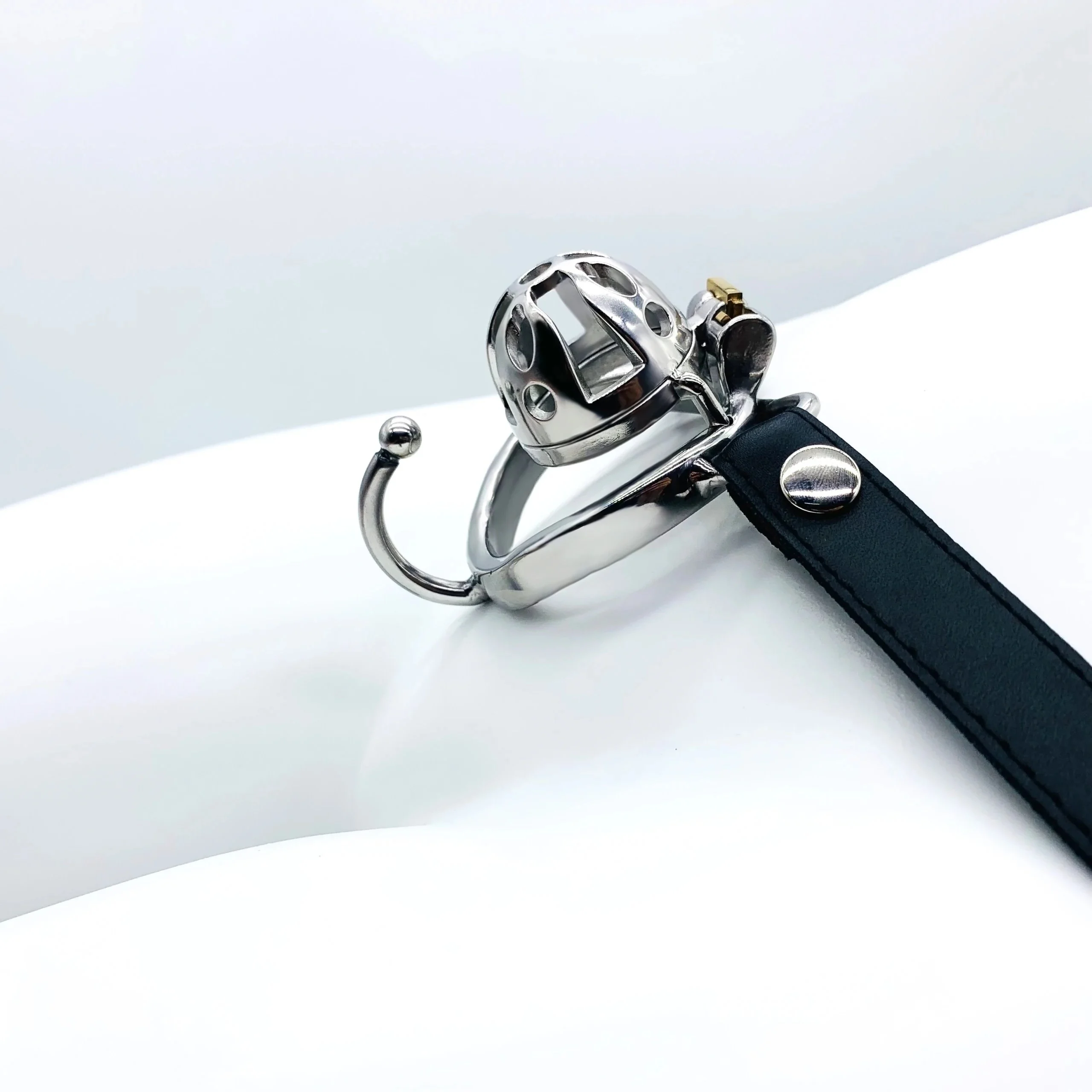 31 Strap on Penis Cage Aluminum Alloy Chastity Lock Male Chastity Device for Man