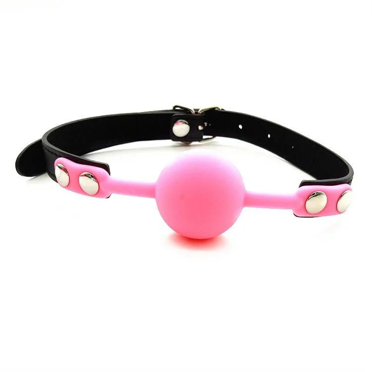 Bondage Toys SM Slave Adult Fetish Sexy Silicone Open Mouth Gag Ball
