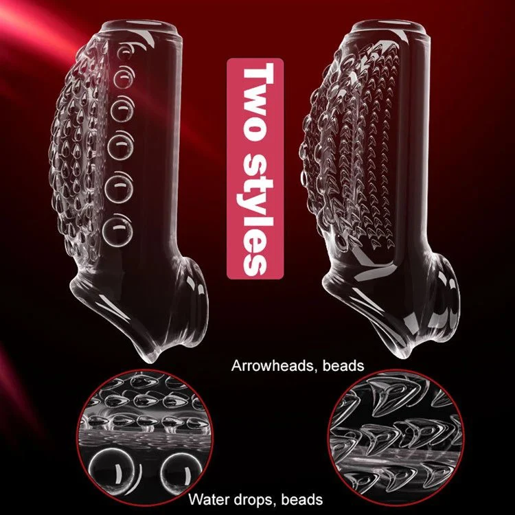 Soft and Enlarged Penis Sleeves for Men Reusable Condoms