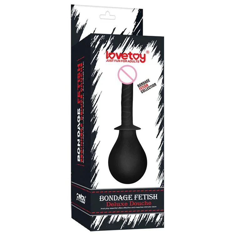 Eco-Friendly Silicone Flusher Bondage Fetish Deluxe Douche Wash Vagina Anus