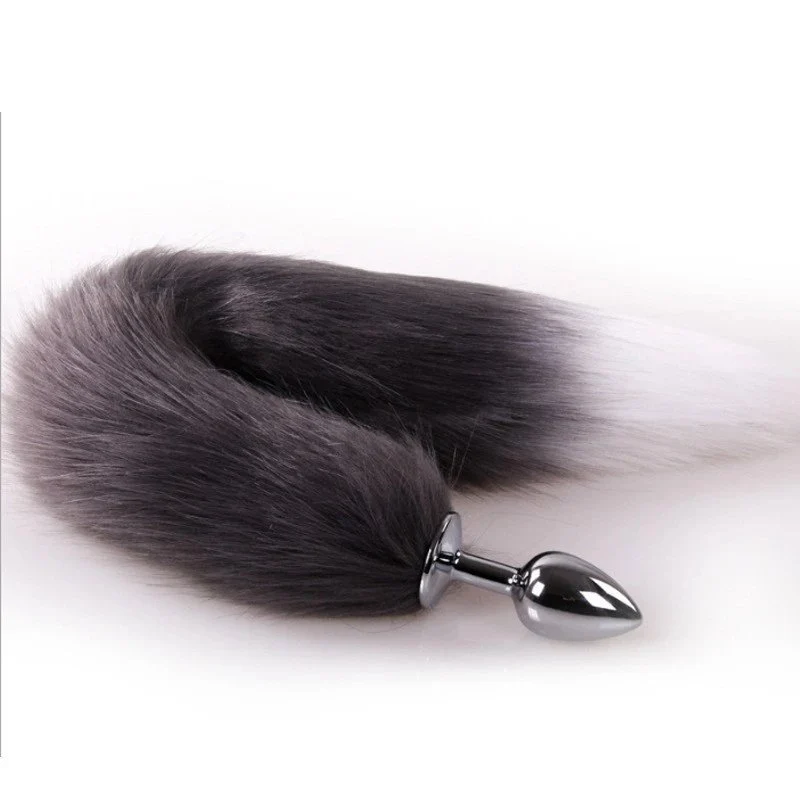 Faux Fur Fox Tail Butt Plug Soft Comfortable Intimate Toy for Women Adult Romantic Flirting Accessories Couple Play Prop